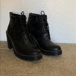 dr. martens heeled boots!